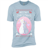 Sailor Moon Yin Yang Cat Love Ugly Christmas Sweater - Premium Short Sleeve T-Shirt