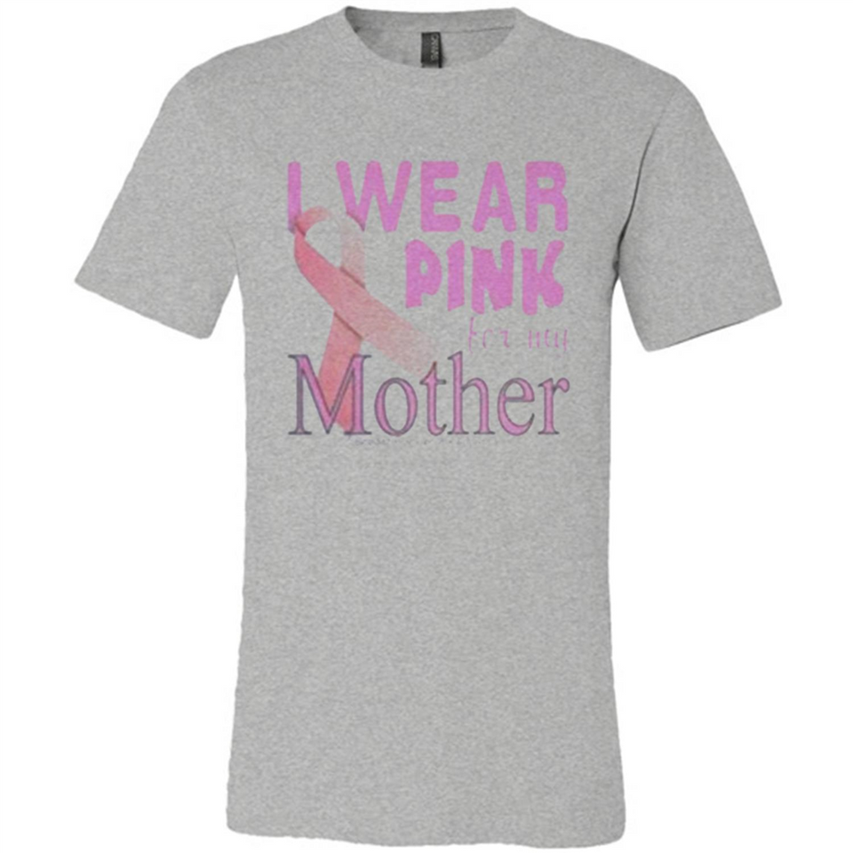 Breast cancer awareness mother - Canvas Unisex T-Shirt