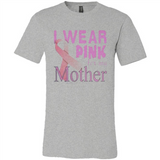Breast cancer awareness mother - Canvas Unisex T-Shirt