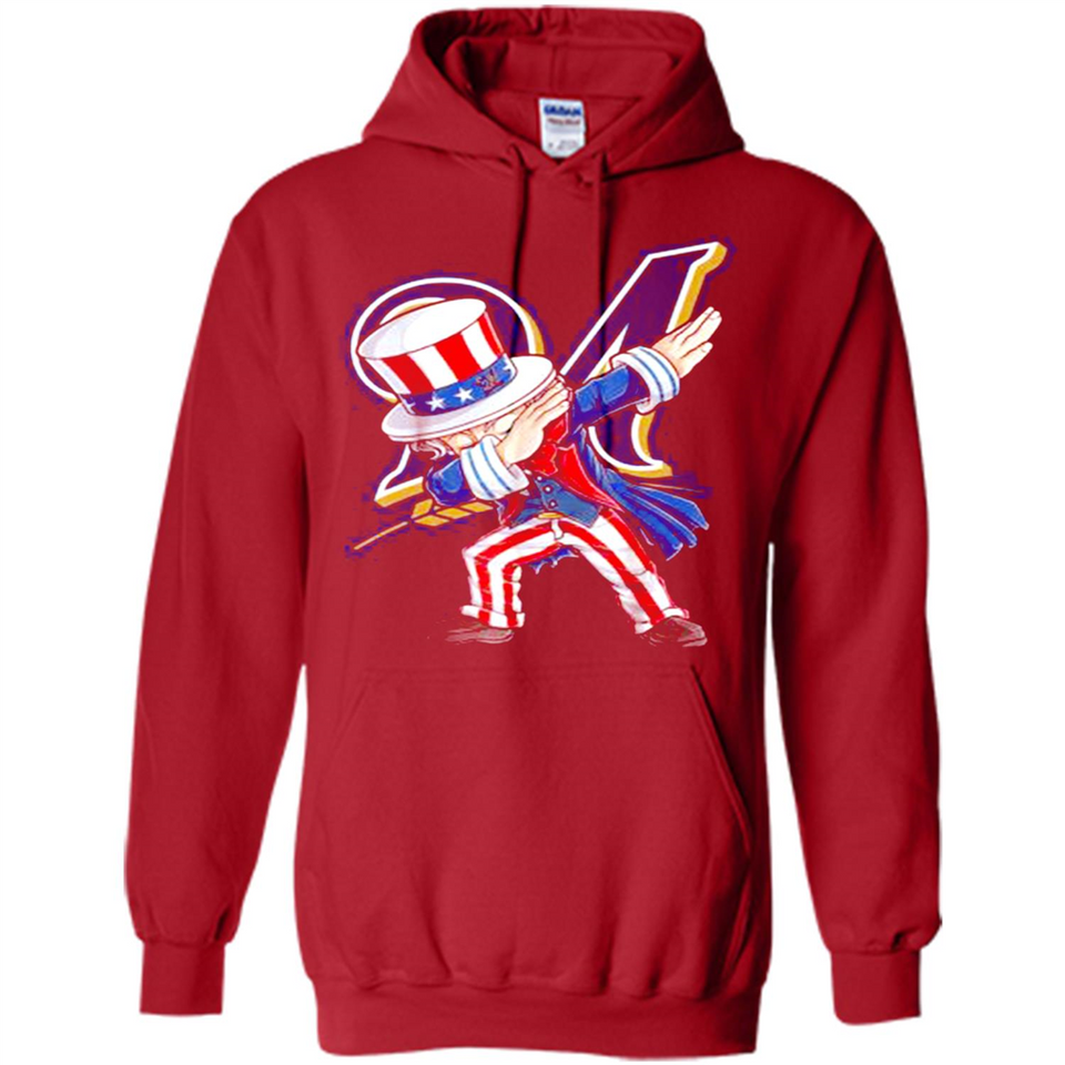MLB MILWAUKEE BREWERS UNCLE SAM DABBING INDEPENDENCE DAY