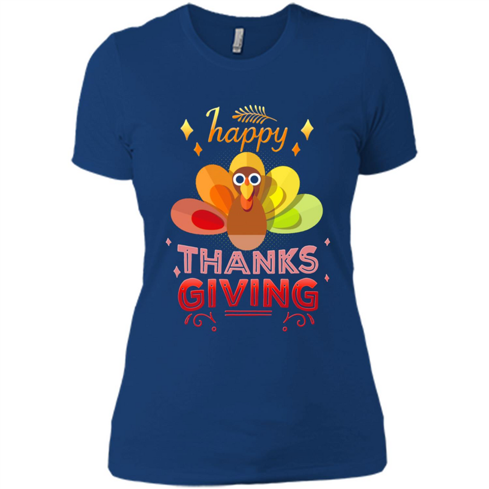 Happy Thanksgiving Turkey Day Colorful Cute