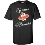 Unicorns Born In November Birthday