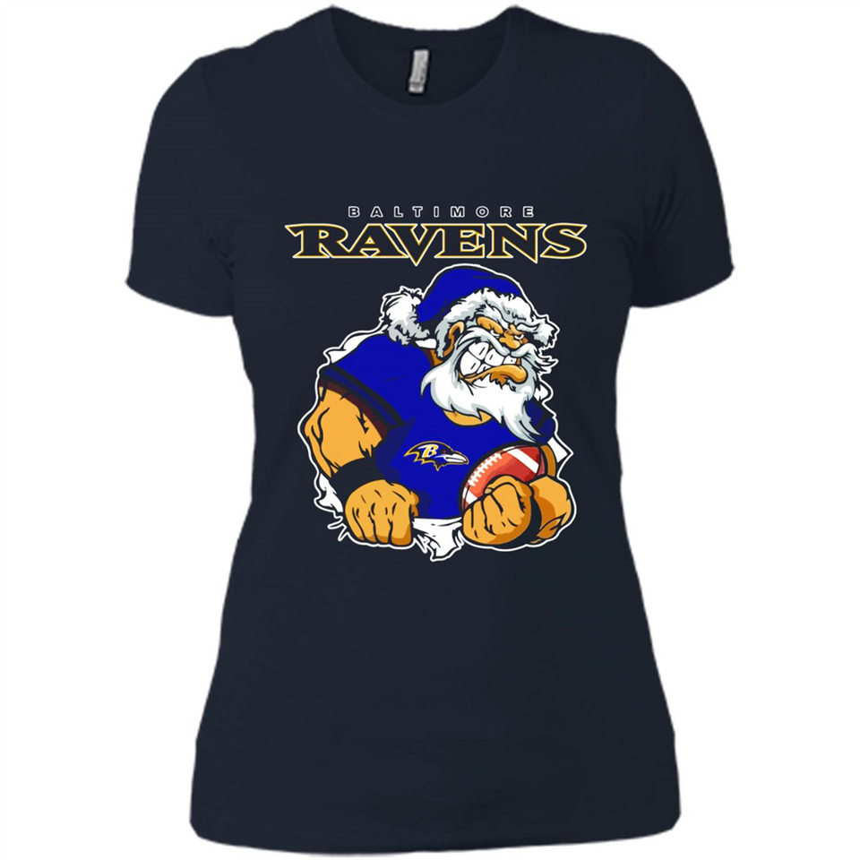 Grumpy Santa Claus Baltimore Ravens Football Team PINGPONG