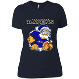 Grumpy Santa Claus Baltimore Ravens Football Team PINGPONG
