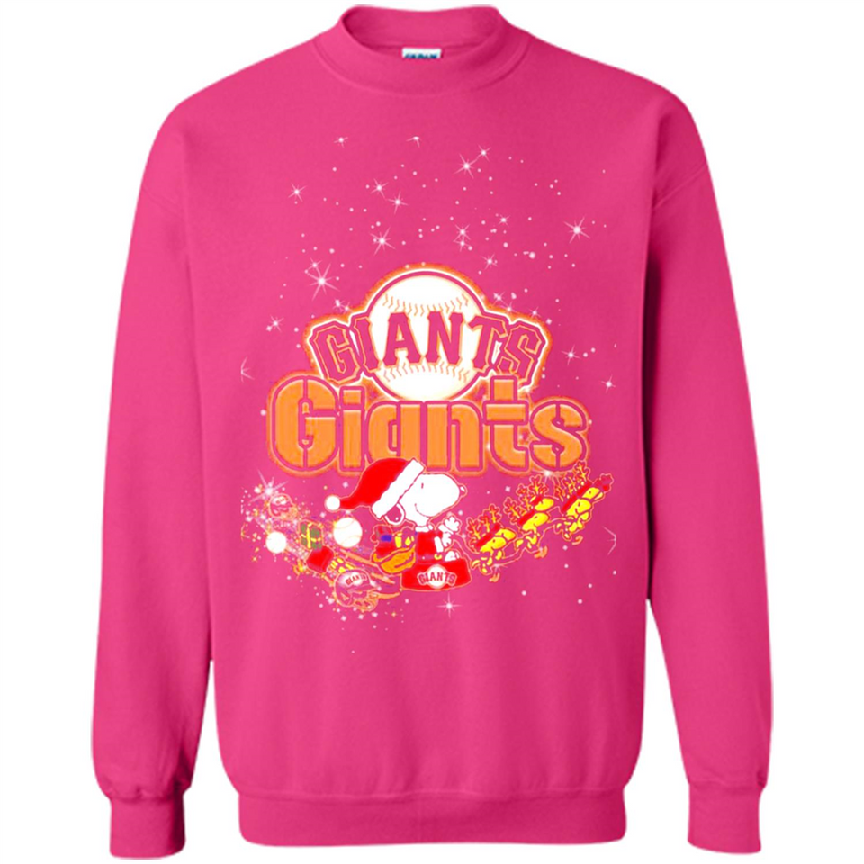 Snoopy Christmas San Francisco Giants - Sweatshirt