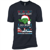 YODA SILENT NIGHT JEDI NIGHT CHRISTMAS UGLY SWEATER