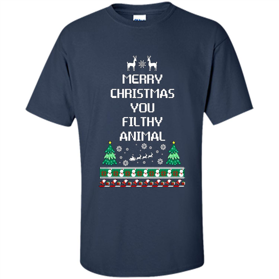 Merry Christmas You Filthy Animal Sweatshirt PINGPONG