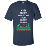 Merry Christmas You Filthy Animal Sweatshirt PINGPONG