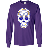 St. Louis Blues Hockey Sugar Skull Day of the Dead