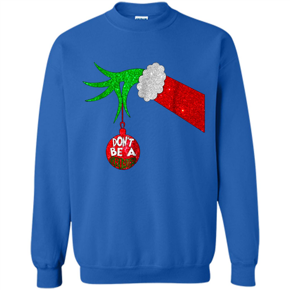 GRINCH HAND HOLDING CHRISTMAS ORNAMENT - DON'T BE A GRINCH PINGPONG