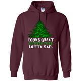 Looks Great Little Full Lotta Sap Funny Christmas PINGPONG