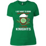 I Just Want To Drink Hot Chocolate & Watch UCF Knights Ugly Christmas Sweater PINGPONG