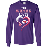 This Woman love Chiefs NFL football team - Long Sleeve T-Shirt