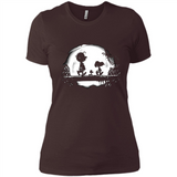 Snoopy The Peanuts Walking To The Moon