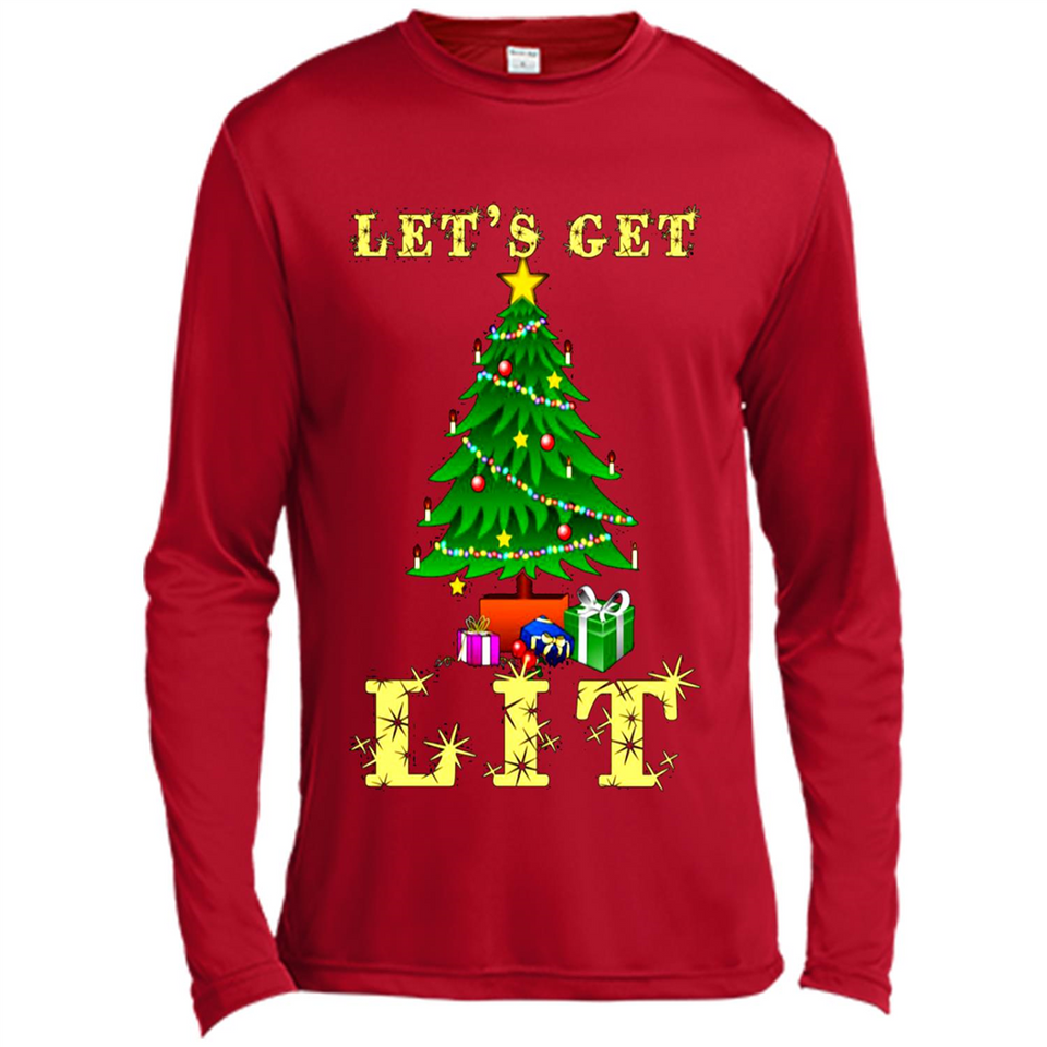 Let’s Get Lit Christmas Drinking sweater PINGPONG