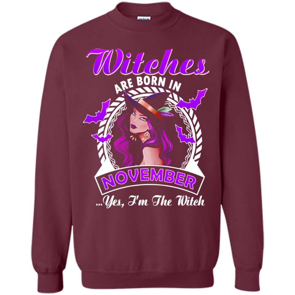 Witches Are Born In November Halloween