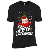 Merry Christmas Pig s - Premium Short Sleeve T-Shirt