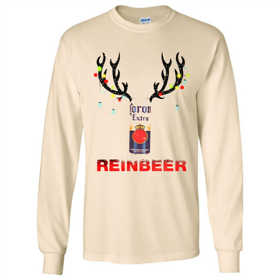 Corona Extra reinbeer Christmas - Long Sleeve T-Shirt