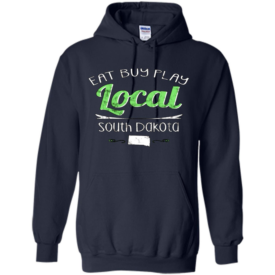 Eat Buy Play Local South Dakota Distressed PING PONG