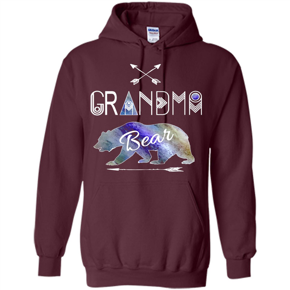 Grandma Bear Shirt Tribal Family Vacation & Camping Tee - Hoodie