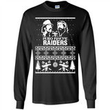 Puro Pinche Raiders Ugly Christmas Sweater - Long Sleeve T-Shirt