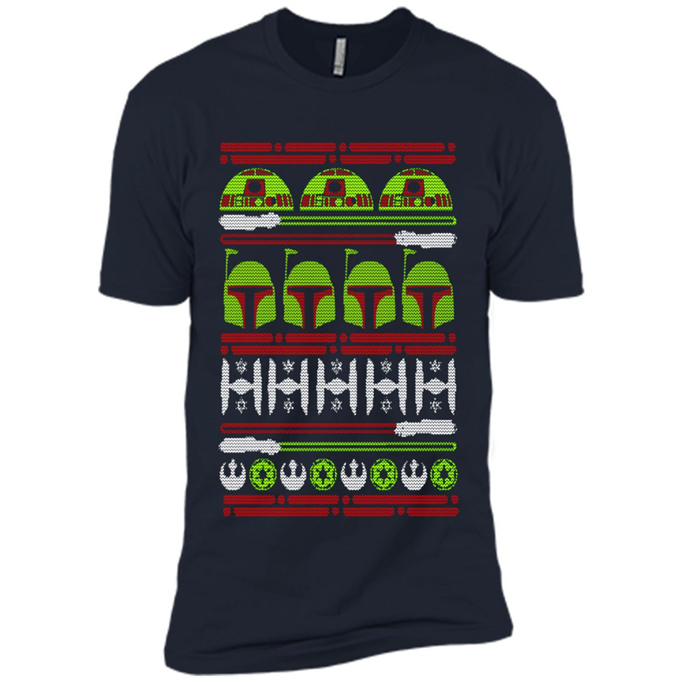 Star Wars - Boba Fett Christmas - Premium Short Sleeve T-Shirt