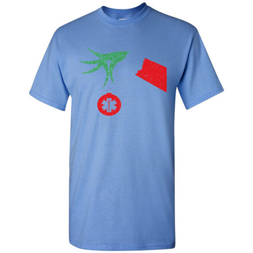 Funny Grinch Hand holding Doctor ornament Christmas Sporty T-Shirt - Shirt