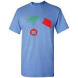 Funny Grinch Hand holding Doctor ornament Christmas Sporty T-Shirt - Shirt