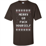 Merry go fuck yourself Christmas sweatshirt PINGPONG
