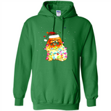 Pomeranian Santa Lights Christmas Dog Xmas Sweatshirt - Hoodie