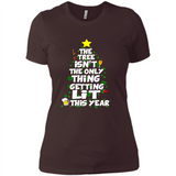 Funny Christmas Tree Drinking Sweatshirt Adult Boozy Festive - Ladies' Boyfriend T-Shirt