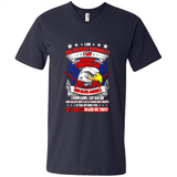 I Am Politically Incorrect I Say Merry Christmas America - Men's V-Neck