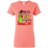 Slammed I Am I Would Drink Beer With A Goat On A Boat Shirt - Ladies Short-Sleeve