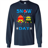 Snow Day Shirt For Cleveland Browns Vs Minion Fans pingpong