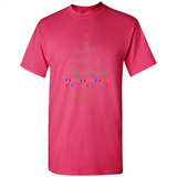 My Favorite Color is Christmas Lights Xmas Sporty T-Shirt - Shirt
