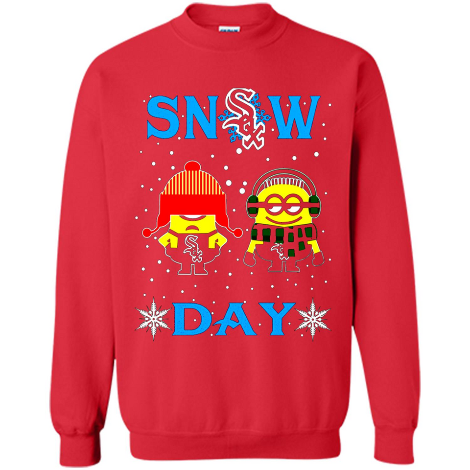 Snow Day Shirt For Chicago White Sox Vs Minion Fans pingpong