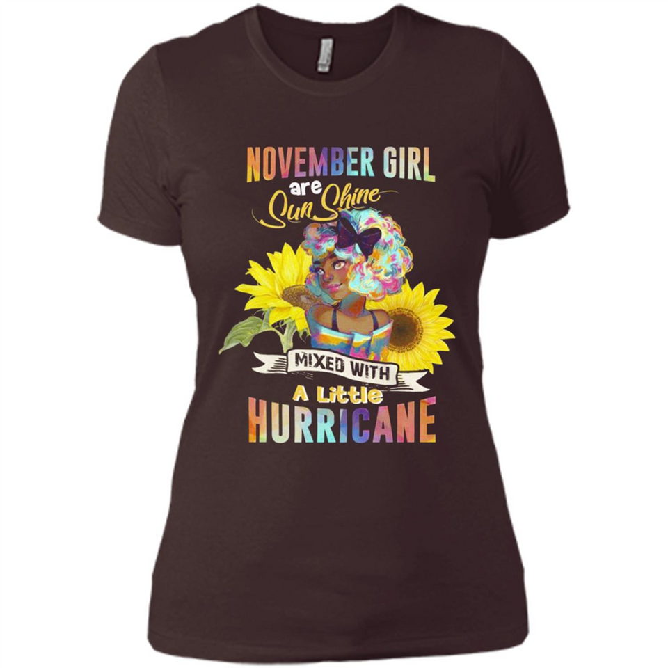 November Girls Sunflower - Ladies' Boyfriend T-Shirt