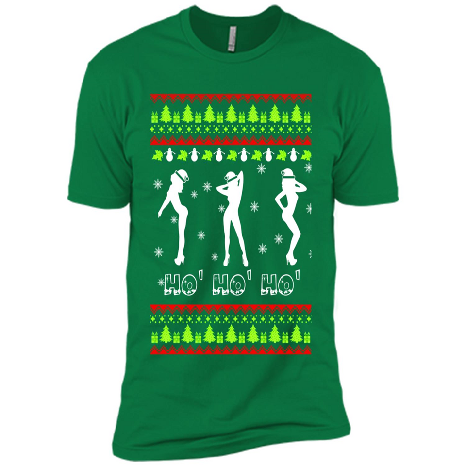 Ho Ho Ho Santa's Helpers Christmas - Premium Short Sleeve T-Shirt