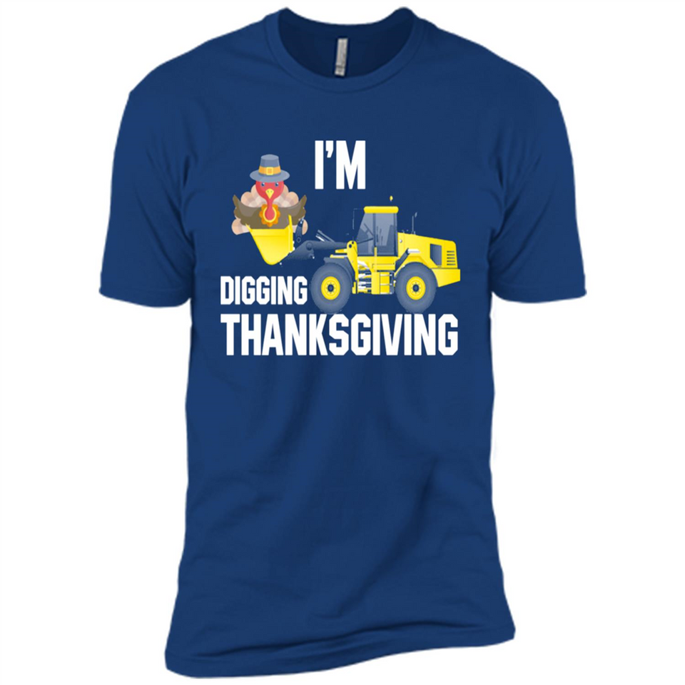 I'm Digging Thanksgiving Cute Turkey Tractor