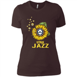 Utah Jazz Basketball Sunflower