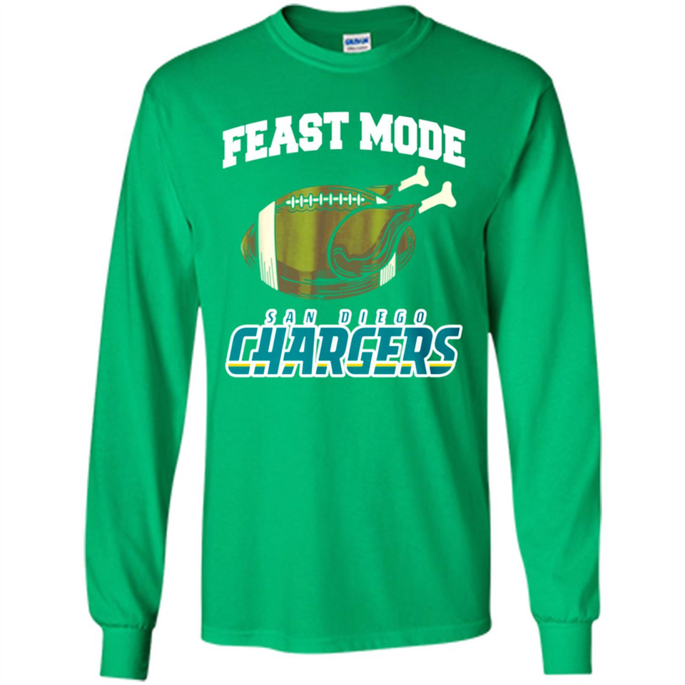 Feast Mode Chargers Shirt - San Diego Turkey Thanksgiving