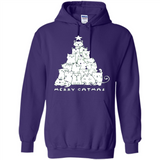 Merry Catmas - Merry Christmas Cat Lover Mug PINGPONG - Hoodie