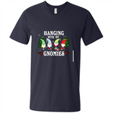 Christmas Garden Gnome Hanging With My Gnomies - Men's V-Neck