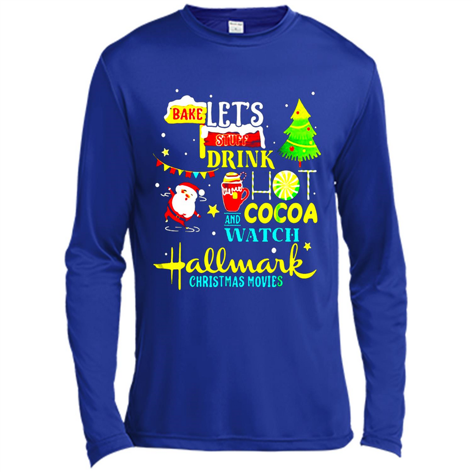 Santa claus i just want to bake stuff and waych christmas movi PINGPONG - Canvas Long Sleeve T-Shirt