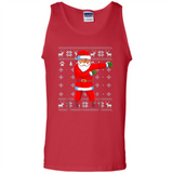 Flossing Santa Christmas Ugly Sweater Style Pajama Xmas Gift - Tank Top