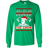 Narcos dashing through the snow Christmas sweatshirt PINGPONG