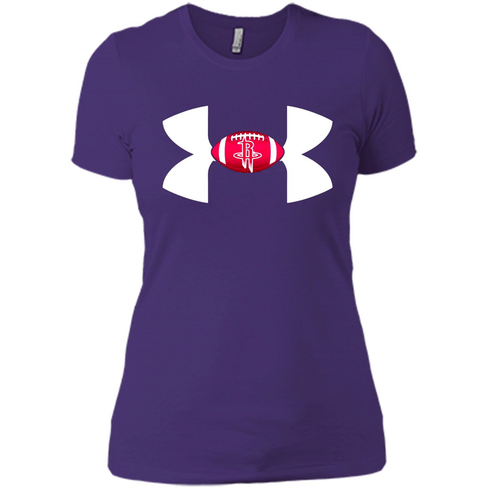 Houston Rockets Under Armour Logo - Ladies' Boyfriend T-Shirt