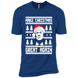Fabulous Make Christmas Great Again Trump Ugly Christmas - Premium Short Sleeve T-Shirt