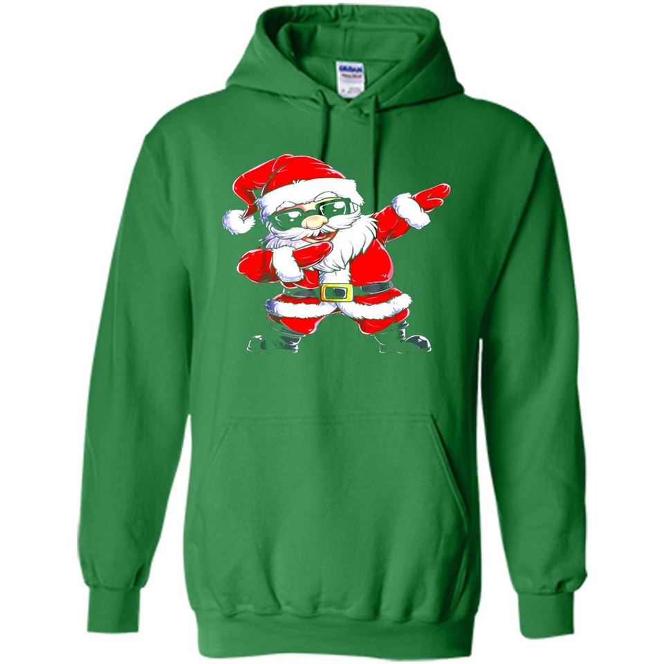 Christmas shirt Dabbing Santa Claus Xmas Gift - Hoodie
