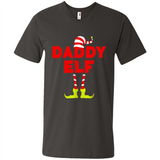 Mens Daddy Elf T-Shirt Funny Matching Christmas Costume - Men's V-Neck